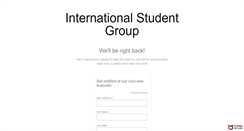 Desktop Screenshot of internationalstudentgroup.com